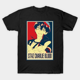 Staz the Vampire Boss Blood Anime Tribute Tee T-Shirt